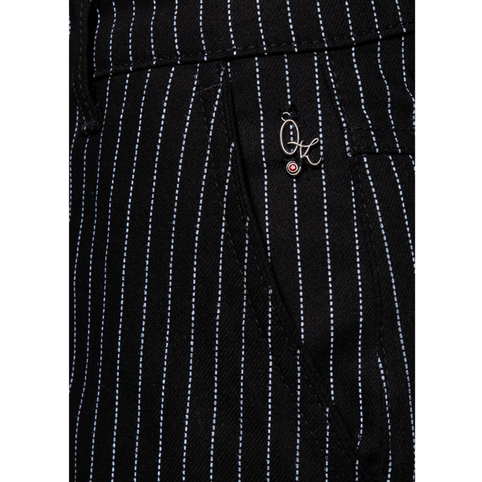 Queen Kerosin Jeans Marilyn Pinstripe