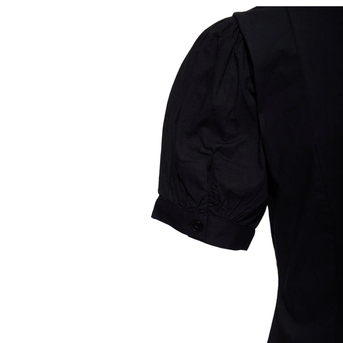 Queen Kerosin Bluse Cherry schwarz