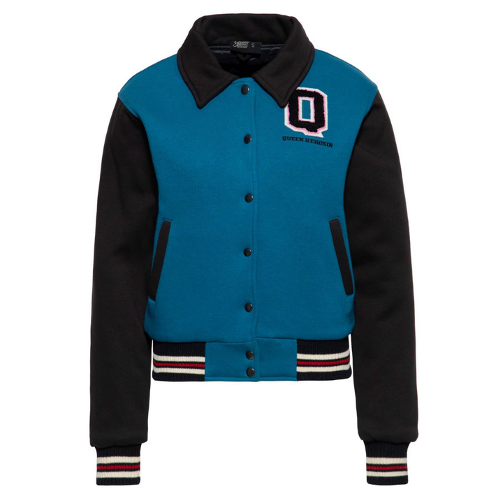 Queen Kerosin Collegejacke Rockabilly Kitten