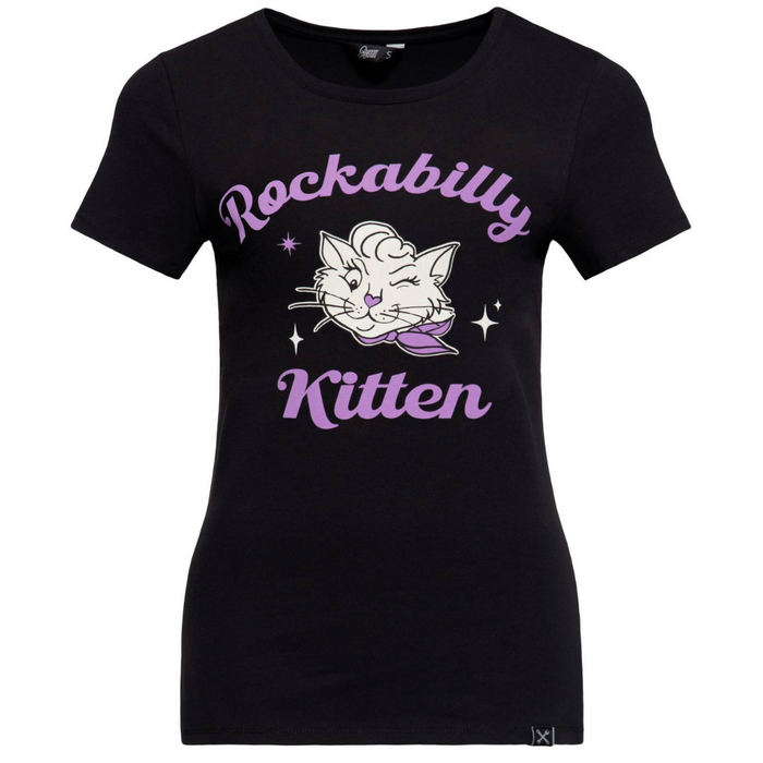 Queen Kerosin T-Shirt Rockabilly Kitten