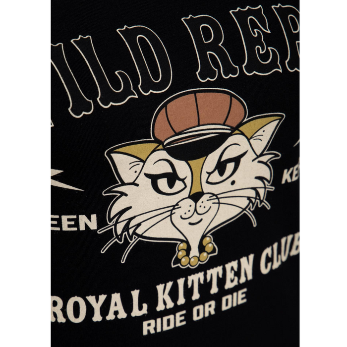 Queen Kerosin T-Shirt Royal Kitten Club schwarz