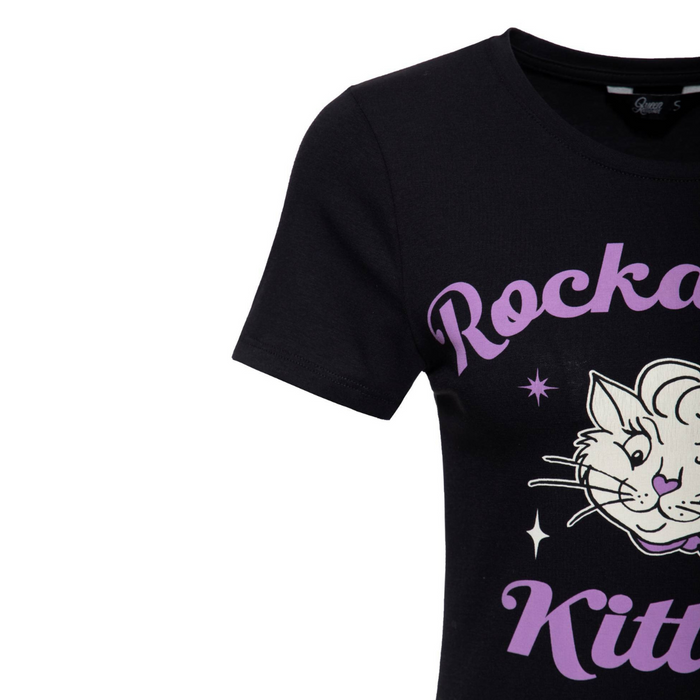 Queen Kerosin T-Shirt Rockabilly Kitten