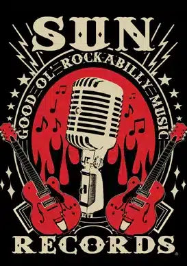 Steady T-Shirt Sun Rockabilly Music