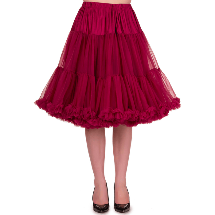 Banned Petticoat Starlite 60 cm bordeaux