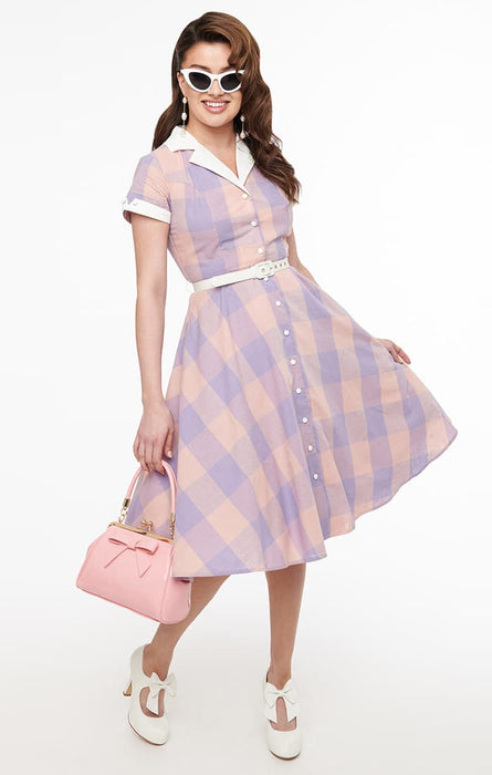 Unique Vintage Kleid Lavender