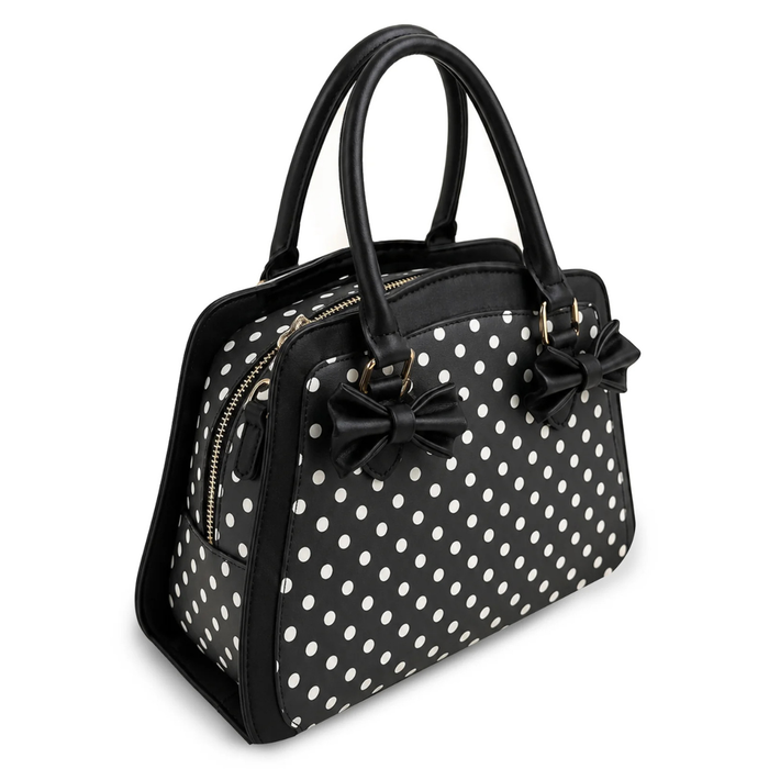 Banned Tasche Vivianne schwarz Dots