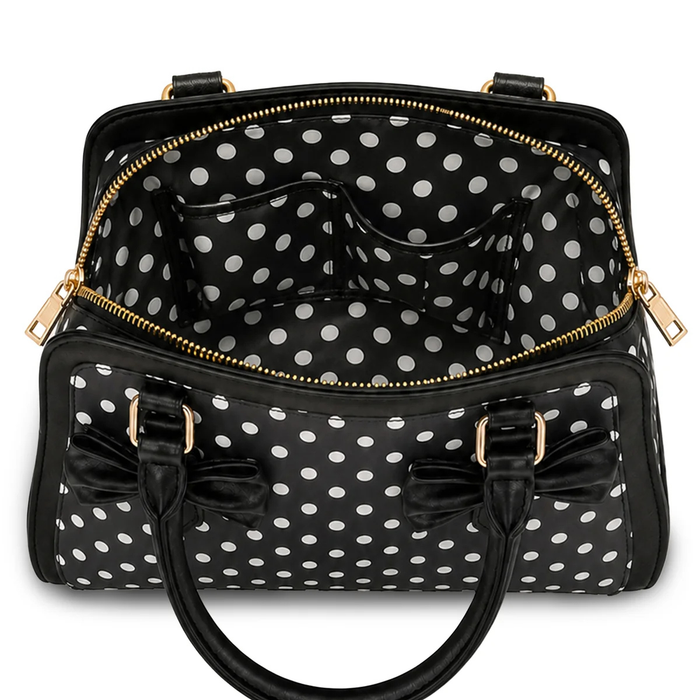 Banned Tasche Vivianne schwarz Dots