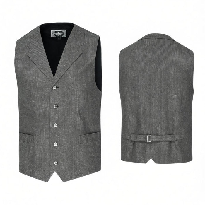 Stars & Stripes Weste Ray grau