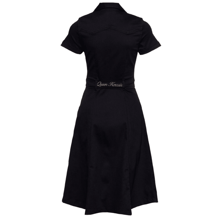 Queen Kerosin Workwear Jeanskleid schwarz