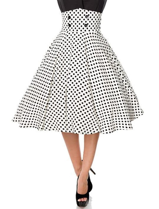 Belsira Jupe Dolly weiss Dots