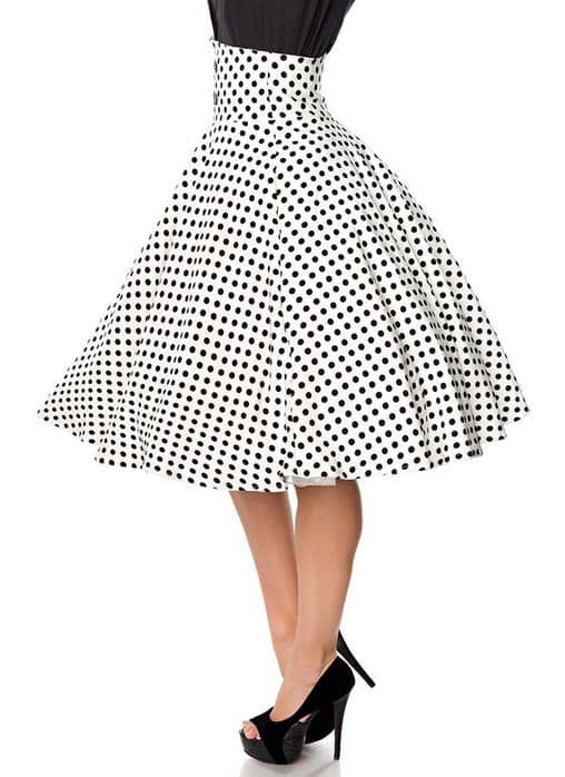 Belsira Jupe Dolly weiss Dots