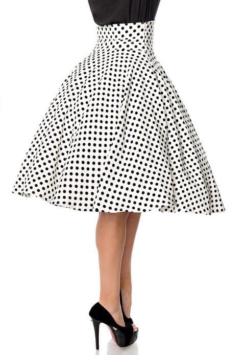 Belsira Jupe Dolly weiss Dots