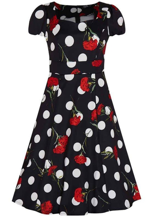 Dolly and Dotty Kleid Claudia Dots and Carnation