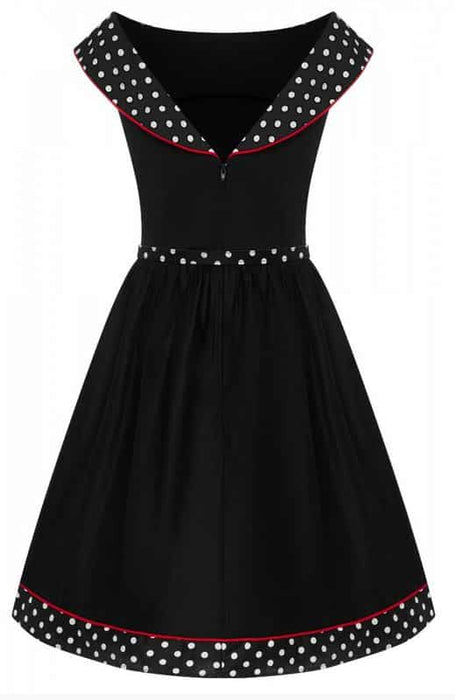 Dolly and Dotty Kleid Katie schwarz-weiss Polka Dots