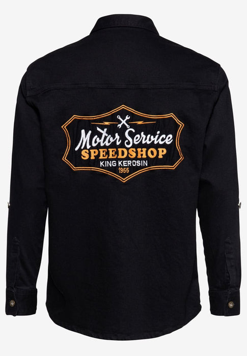 King Kerosin Hemd Motor Service Speed Shop