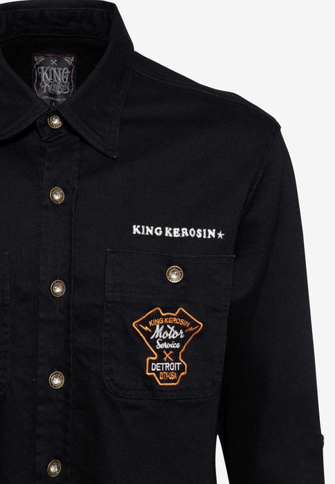 King Kerosin Hemd Motor Service Speed Shop