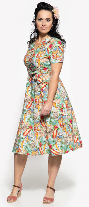 Queen Kerosin Kleid Vintage Summer