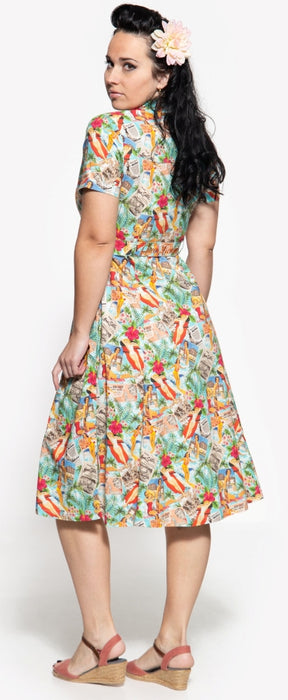 Queen Kerosin Kleid Vintage Summer