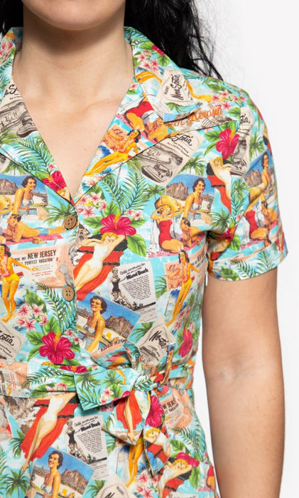 Queen Kerosin Kleid Vintage Summer