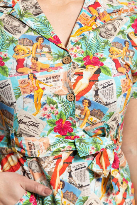 Queen Kerosin Kleid Vintage Summer