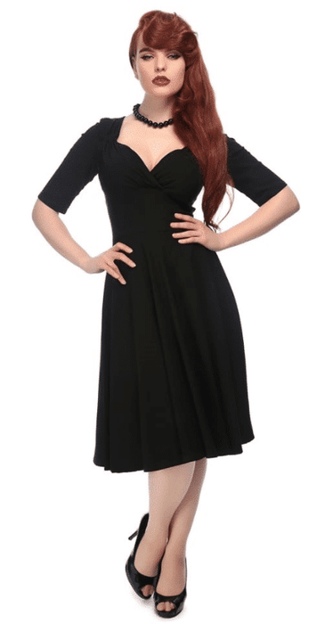 Collectif Kleid Trixie schwarz