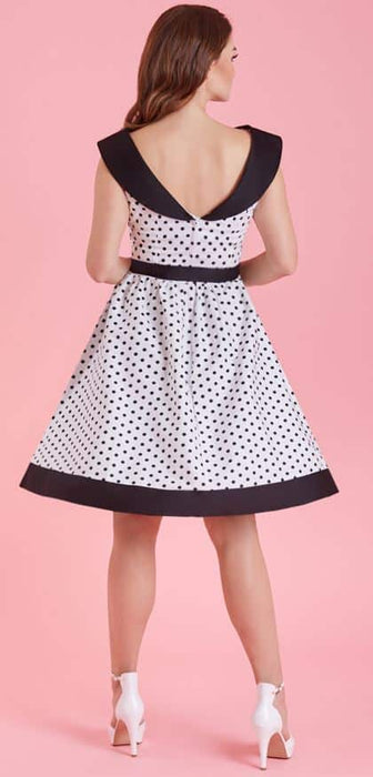 Dolly and Dotty Kleid Katie weiss schwarz Dots