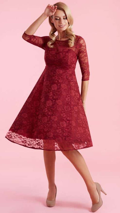 Dolly and Dotty Kleid Madeline bordeaux