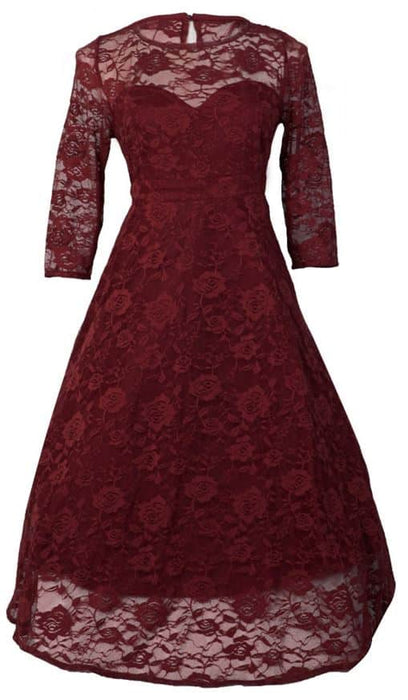 Dolly and Dotty Kleid Madeline bordeaux