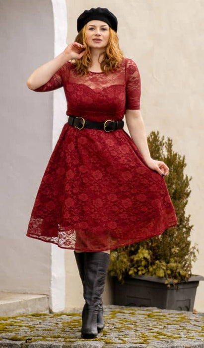 Dolly and Dotty Kleid Madeline bordeaux