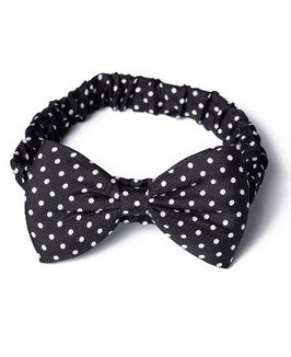 Haarband Banned Dionne Dots schwarz