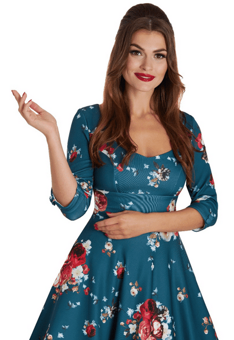 Dolly and Dotty Kleid Debra petrol Rosen