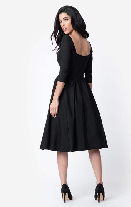 Unique Vintage Kleid Lamar schwarz