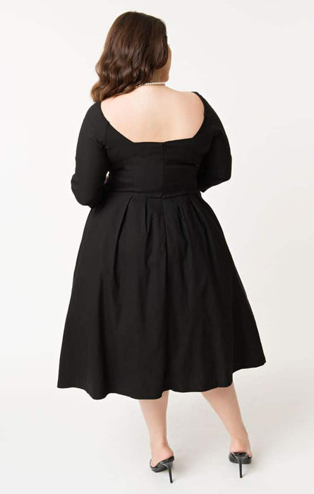 Unique Vintage Kleid Lamar schwarz