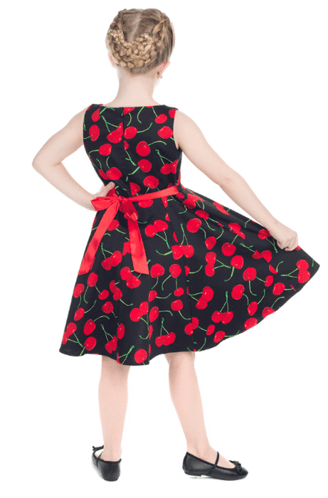 Hearts & Roses Kleid Black Cherry Kids