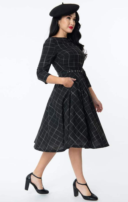 Unique Vintage Kleid Devon Windowpane