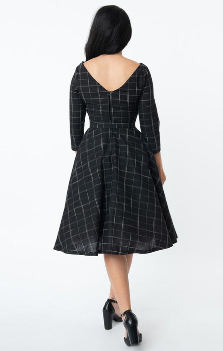 Unique Vintage Kleid Devon Windowpane