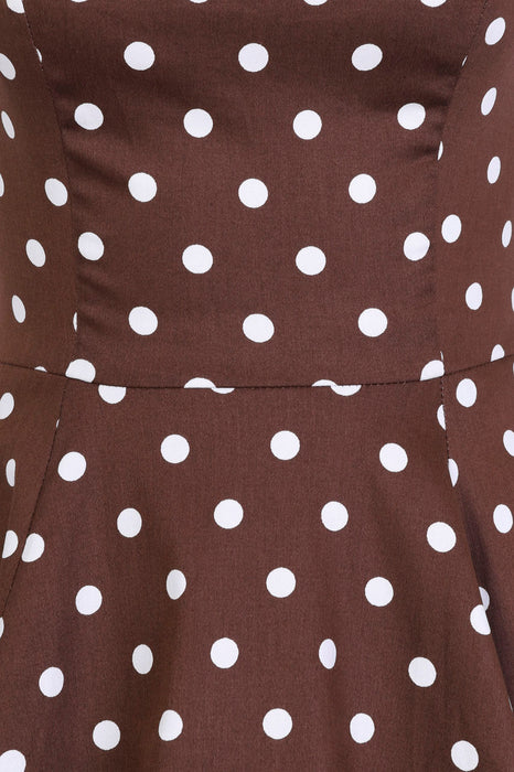 Hearts & Roses Kleid Sandy braun-weiss