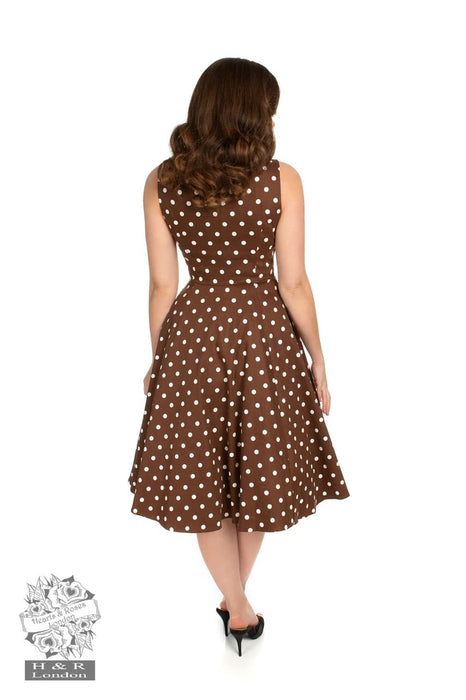 Hearts & Roses Kleid Sandy braun-weiss