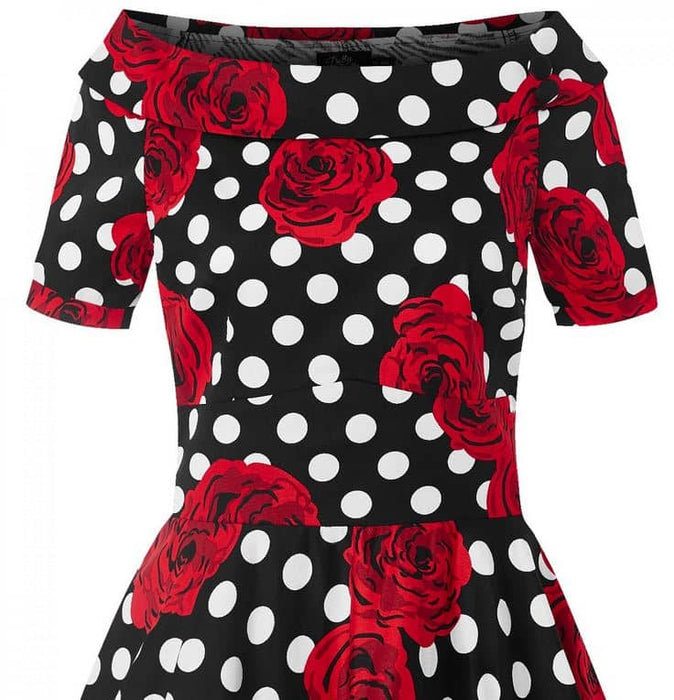 Dolly and Dotty Kleid Darlene Dots and Roses