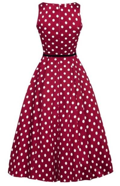 Lady Vintage Kleid Hepburn Vermillion