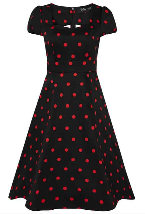 Dolly and Dotty Kleid Claudia schwarz-rot