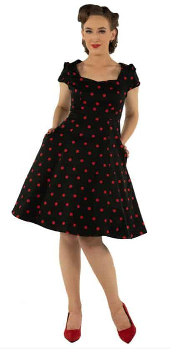 Dolly and Dotty Kleid Claudia schwarz-rot