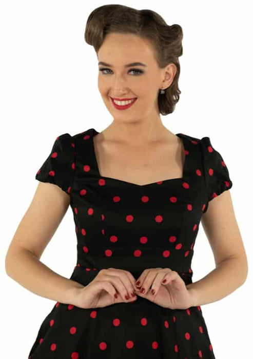 Dolly and Dotty Kleid Claudia schwarz-rot