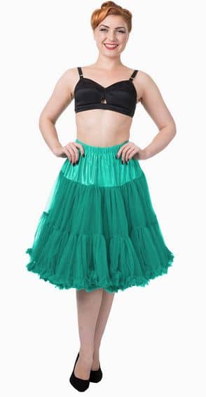 Banned Petticoat Starlite 60 cm türkis