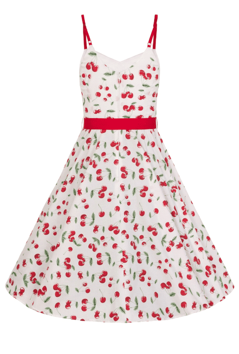Hell Bunny Kleid Sweetie weiss