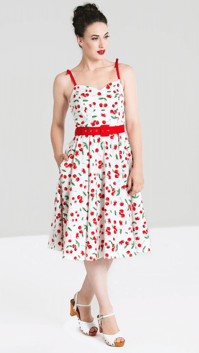 Hell Bunny Kleid Sweetie weiss
