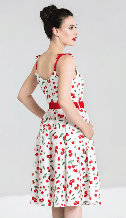 Hell Bunny Kleid Sweetie weiss