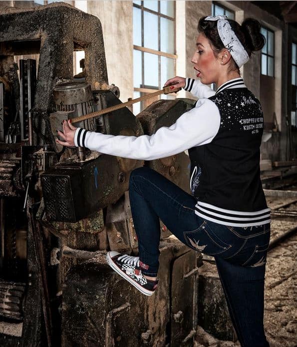Rusty Pistons Collegejacke Amberly