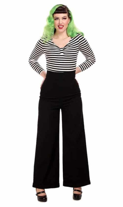 Collectif High Waist-Jeans Kiki schwarz