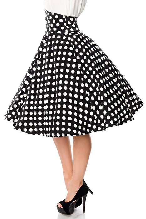 Belsira Jupe Dolly schwarz Dots